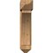 Ekena Millwork Thorton Arts and Crafts Rough Sawn Bracket w/ Offset Brace, Western Red Cedar, 8"W x 28"D x 36"H BKT0806X28X36THR03RWR - alternate 2